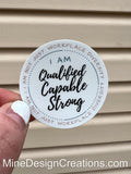 Qualified, Capable, Strong - Not just a diversity hire sticker