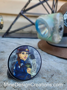 Mini Roxy "Riveter" - Women in Mining Sticker