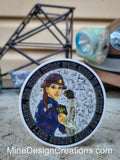 Women in Mining Sticker - "Roxy the Riveter"