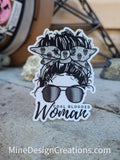 Coal Blooded Woman Sticker