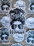 Coal Blooded Woman Sticker