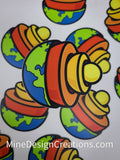 Earth / World Layers Sticker