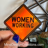 Women Working Holographic