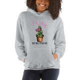 Pretty, but will Stab You Cactus Unisex Heavy Blend Hoodie