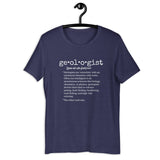 Geologist Definition (on front) Short-Sleeve Unisex T-Shirt