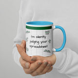 Excel Mug & Shortcuts with Color Inside