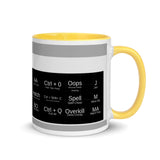AutoCAD Shortcuts Mug with Color Inside